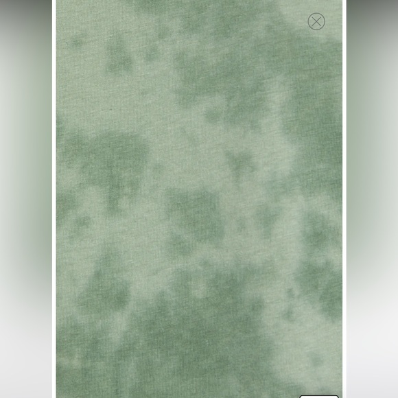 Rag & Bone size large Haydon Tie Dye Linen & Cotton T-Shirt in leaf green - Picture 5 of 8